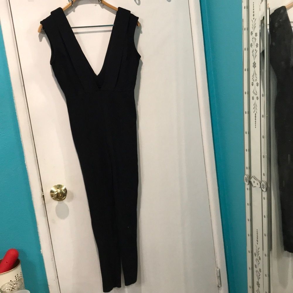 Fashion nova black jumpsuit. H